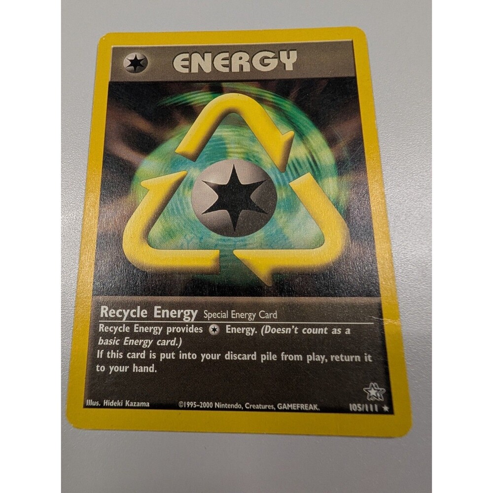 Recycle Energy 105/111 Neo Genesis Regular pokemon card vintage